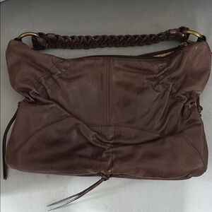 HOBO Rich Brown Leather Hobo Bag